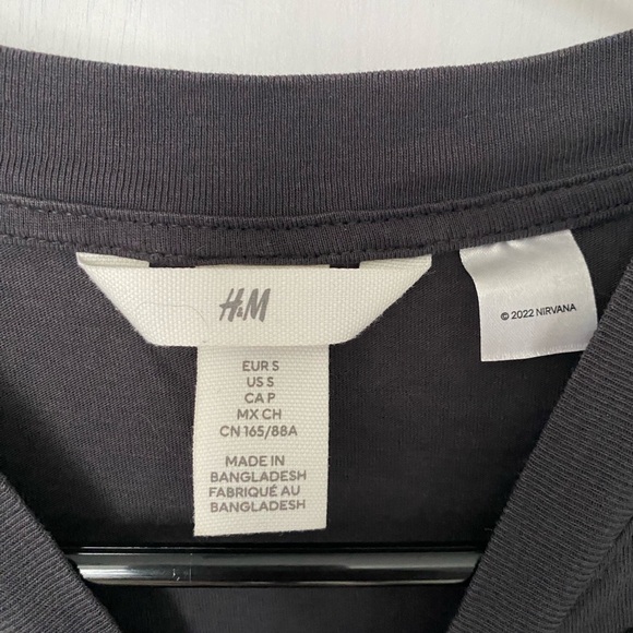 Nirvana Womens T Sz Sm H&M - Picture 4 of 5